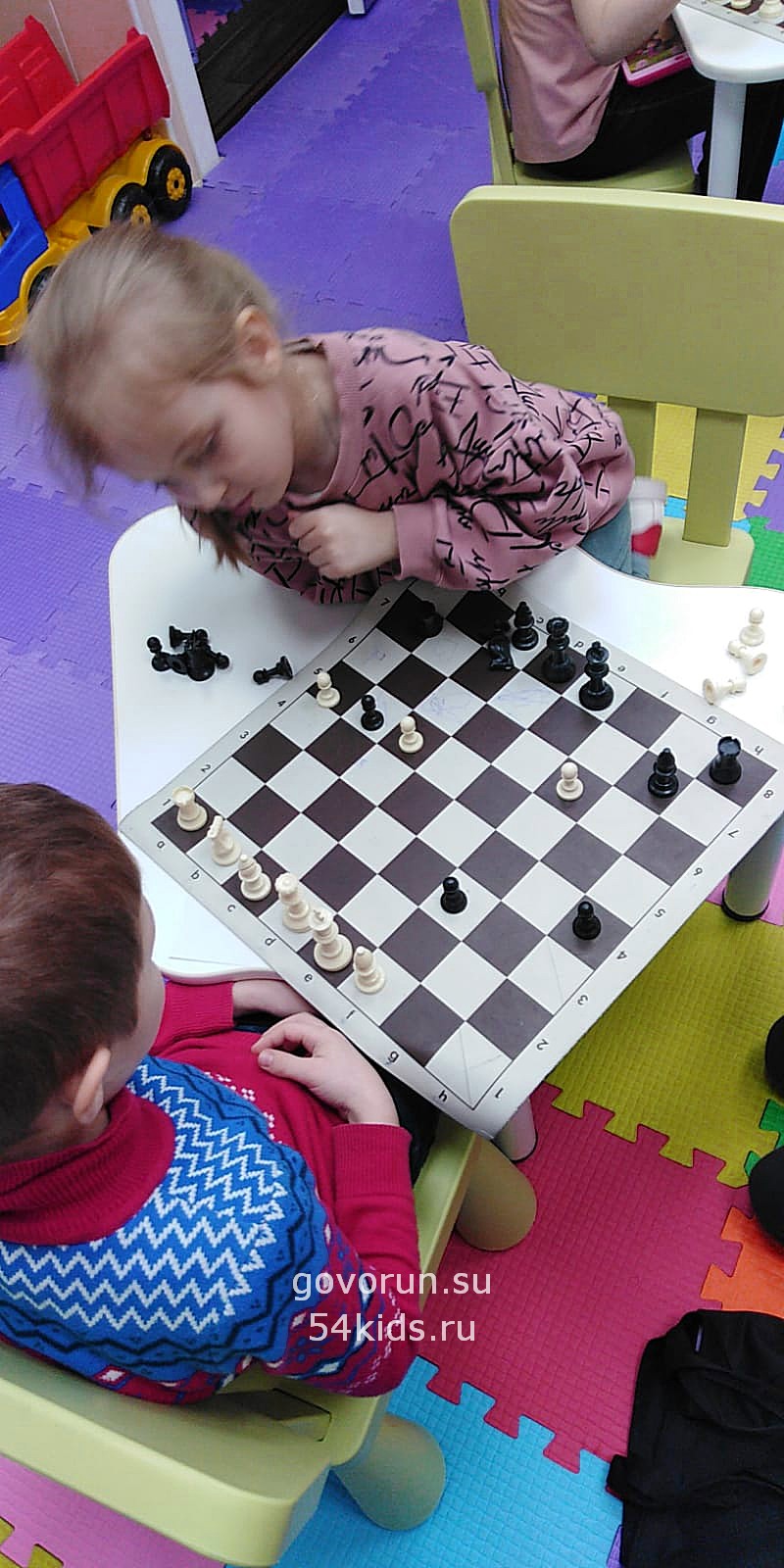 Занятия шахматами в нашем детском саду